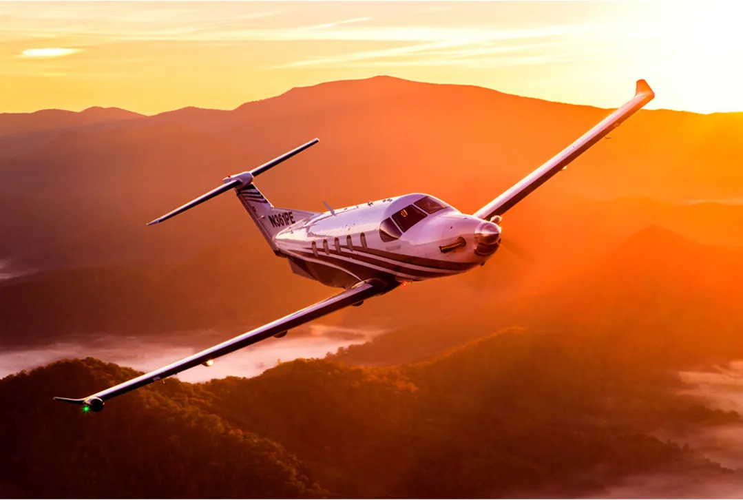 Private charter aircraft